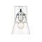 Z-Lite Harper 1 Light Wall Sconce, Chrome & Clear 483-1S-CH - alternate 2